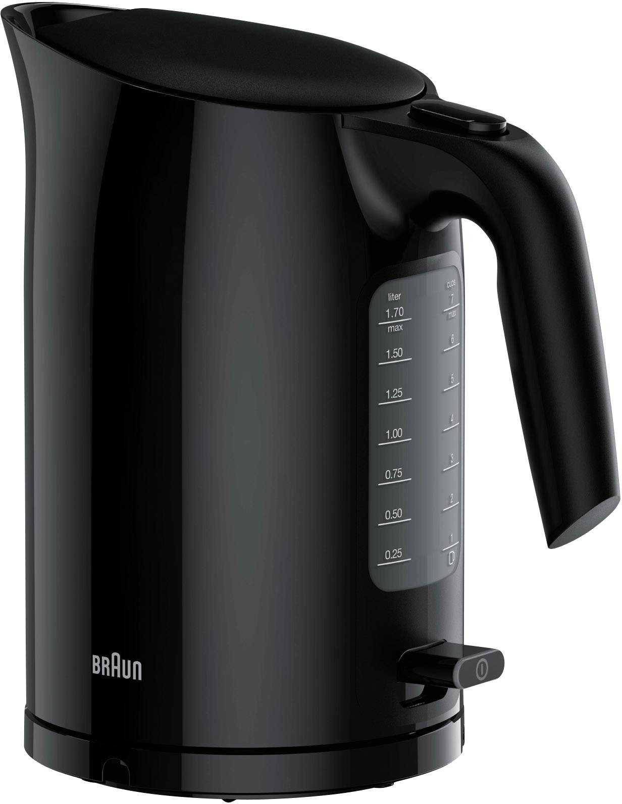 Braun WK3110BK Wasserkocher Schwarz Fassungsvermögen: 1.7 l