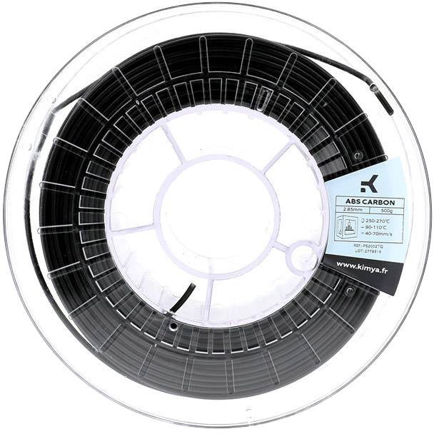 Kimya PS1002TQ ABS Carbon Filament ABS 1.75 mm 500 g Schwarz 1 St.