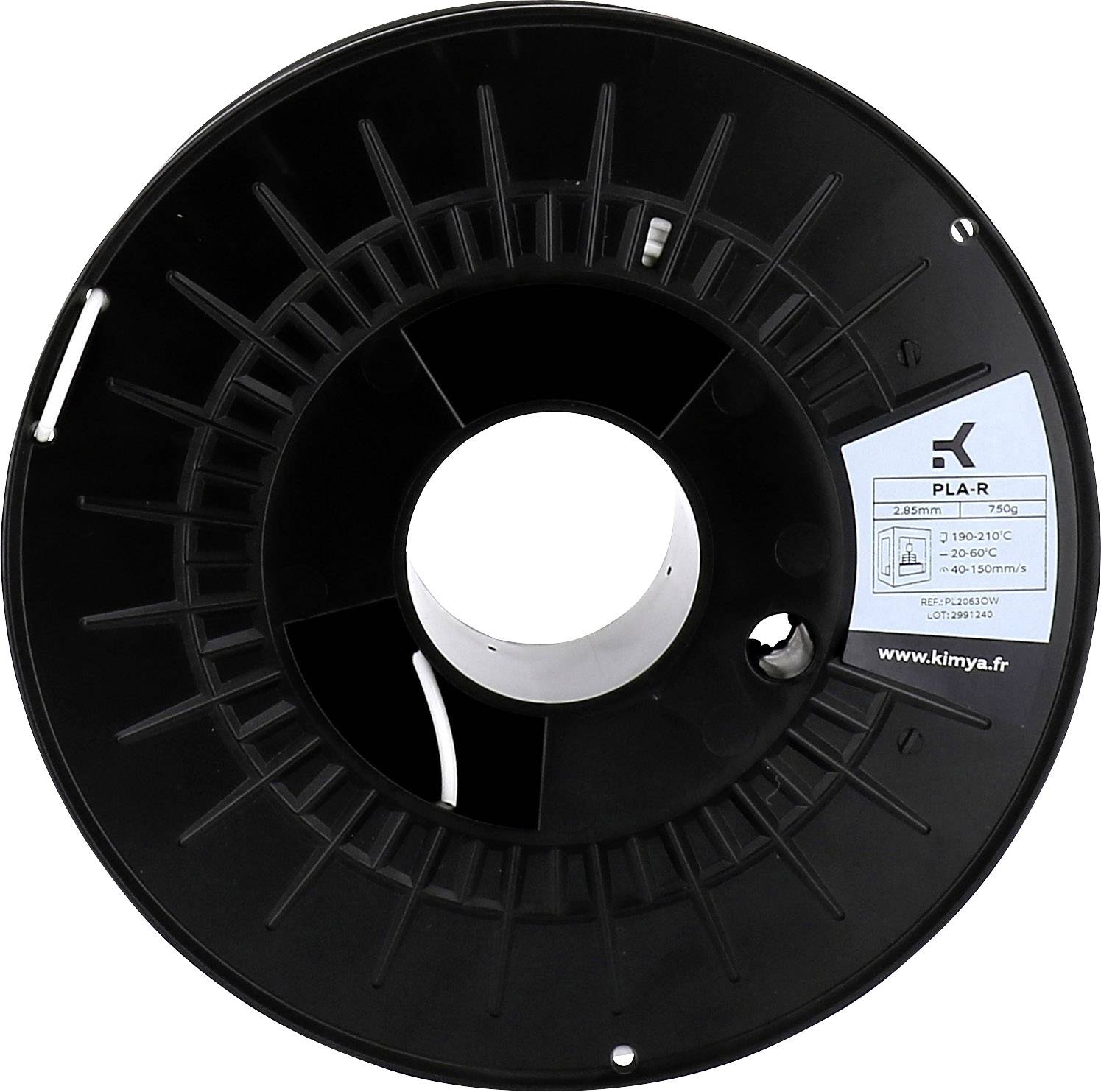 Kimya PL2063OW PLA-R Filament PLA 2.85mm 750g Weiß 1St.