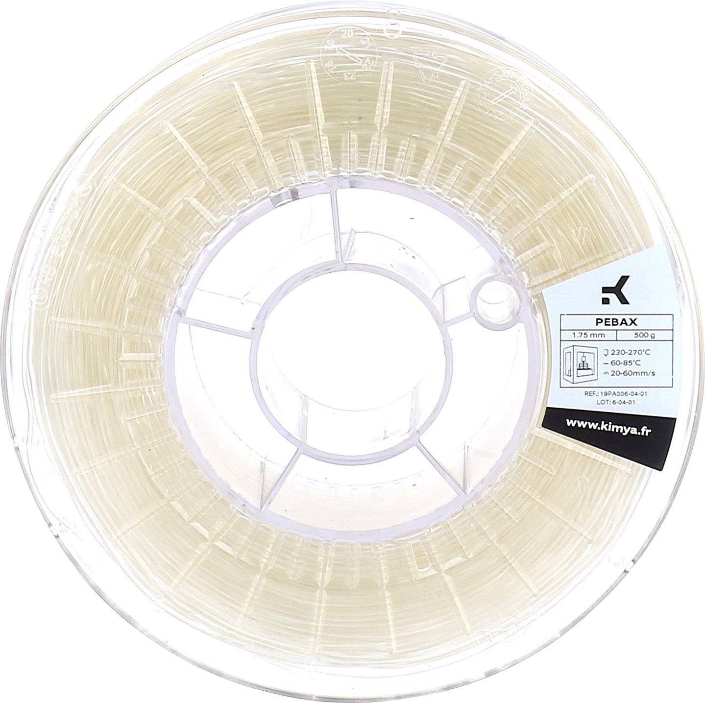 Kimya PA1001TQ PEBA-S Filament PEBA 1.75mm 500g Natur 1St.