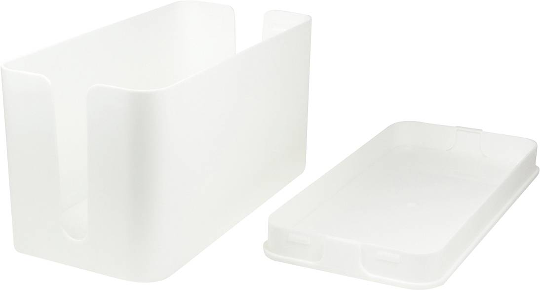 LogiLink KAB0061 Kabel-Gehäuse 115 x 235 x 120 Kunststoff Weiß 1St.