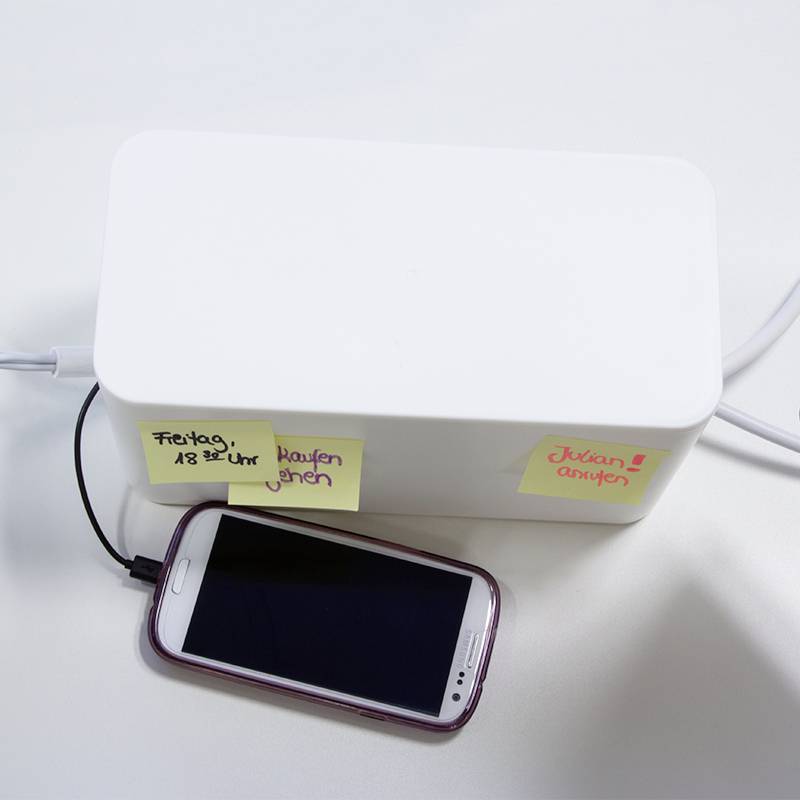 LogiLink KAB0061 Kabel-Gehäuse 115 x 235 x 120 Kunststoff Weiß 1St.