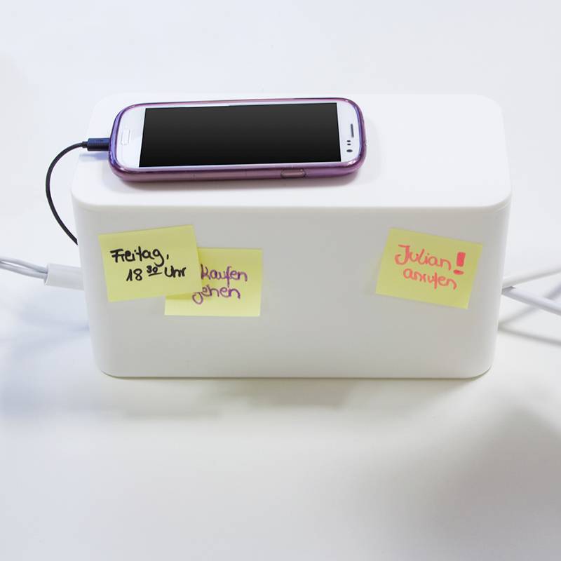 LogiLink KAB0061 Kabel-Gehäuse 115 x 235 x 120 Kunststoff Weiß 1St.