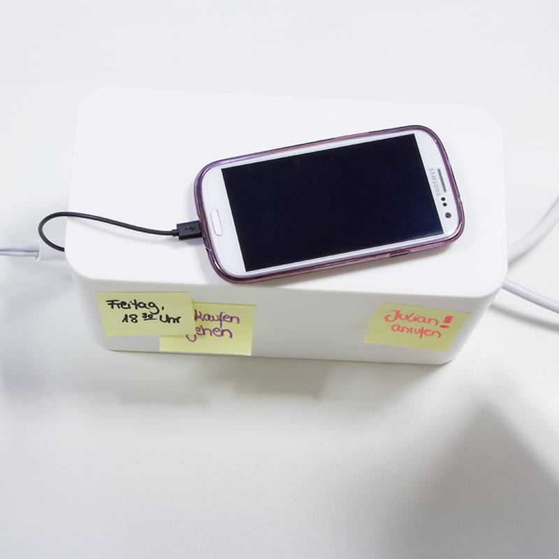 LogiLink KAB0061 Kabel-Gehäuse 115 x 235 x 120 Kunststoff Weiß 1St.