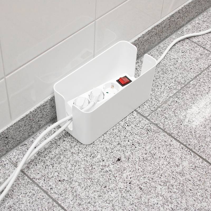 LogiLink KAB0061 Kabel-Gehäuse 115 x 235 x 120 Kunststoff Weiß 1St.