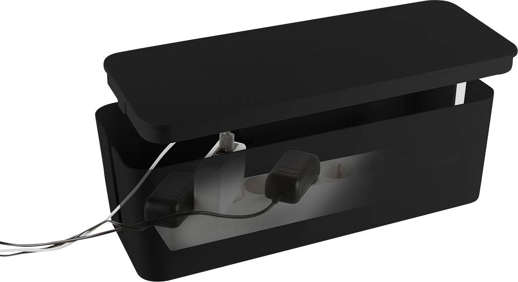 LogiLink KAB0062 Kabel-Gehäuse 133.5 x 407 x 157 Kunststoff Schwarz 1St.
