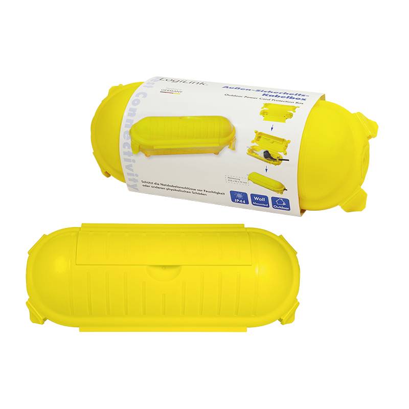 LogiLink LPS217 Kabel-Gehäuse 75 x 210 x 90 Kunststoff Gelb 1St.