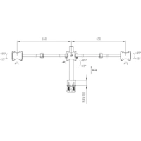 Iiyama DS1003C-B1 1fach Monitor-Tischhalterung 25,4 cm (10") - 68,6 cm (27") Schwarz Höhenverstellbar, Neigbar, Schwenkbar, Drehbar, Rotierbar Iiyama DS1003C-B1 1fach Monitor-Tischhalterung 25,4 cm (10") - 68,6 cm (27") Schwarz Höhenverstellbar, Neigbar, Schwenkbar, Drehbar, Rotierbar