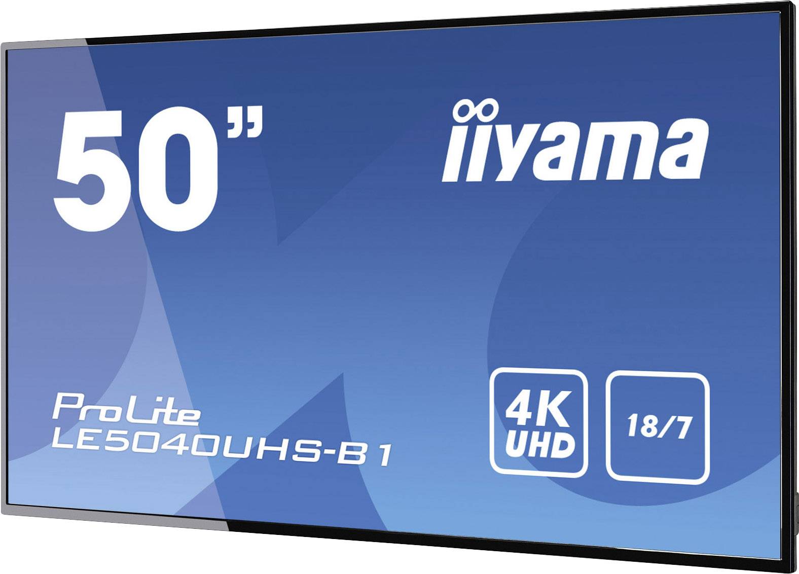 Iiyama Prolite LE5040UHS-B1 Digital Signage Display EEK: G (A - G) 127 cm (50 Zoll) 3840 x 2160 Pixel 18/7 Android™, Lautsprecher integriert, Mediap