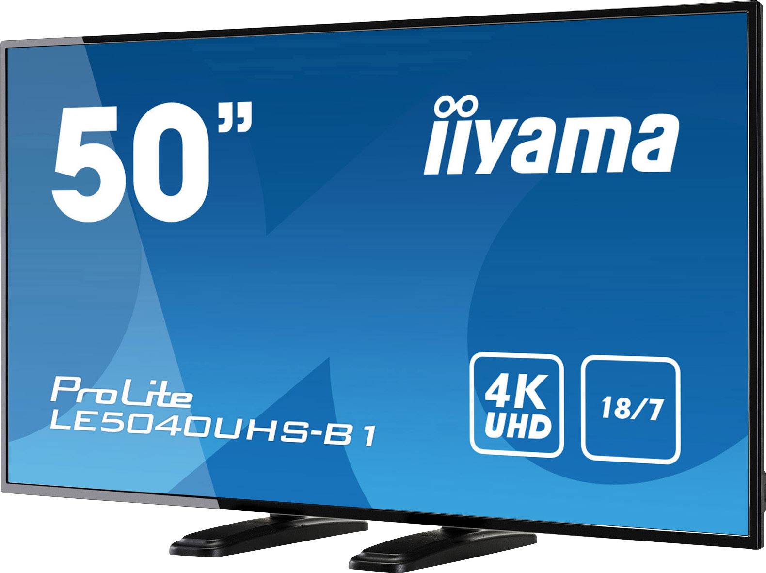 Iiyama Prolite LE5040UHS-B1 Digital Signage Display EEK: G (A - G) 127 cm (50 Zoll) 3840 x 2160 Pixel 18/7 Android™, Lautsprecher integriert, Mediap