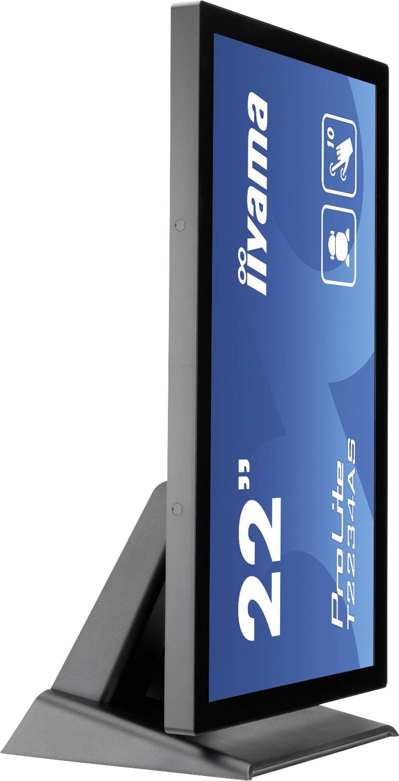 Iiyama Prolite T2234AS-B1 LED-Monitor 54.6 cm (21.5 Zoll) 1920 x 1080 Pixel 16:9 8 ms HDMI®, USB-A (USB 2.0), USB-A (USB 3.2 Gen 1), RS232, LAN (10