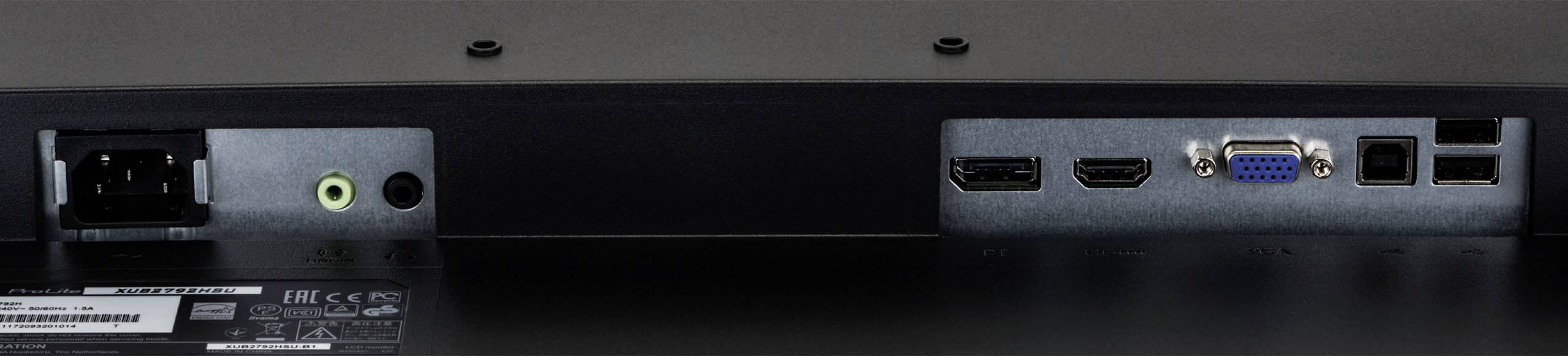 Iiyama Prolite XUB2792HSU-B1 LED-Monitor 68.6 cm (27 Zoll) EEK E (A - G) 1920 x 1080 Pixel Full HD 4 ms VGA, HDMI®, DisplayPort, USB 2.0, Kopfhörer