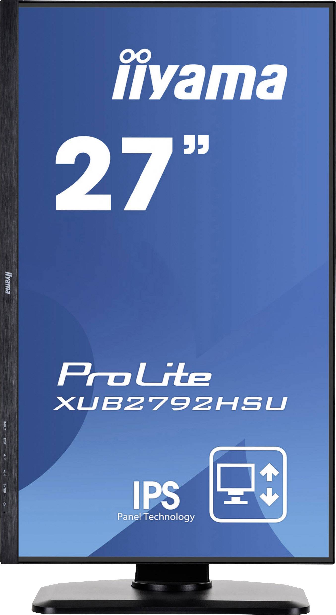 Iiyama Prolite XUB2792HSU-B1 LED-Monitor 68.6 cm (27 Zoll) EEK E (A - G) 1920 x 1080 Pixel Full HD 4 ms VGA, HDMI®, DisplayPort, USB 2.0, Kopfhörer