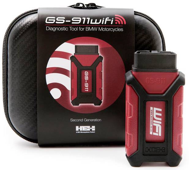 HEX GS-911 WiFi Hobby Motorrad Diagnosetool OBD2 Passend für (Auto-Marke): BMW (Motorrad) 10 Fahrze