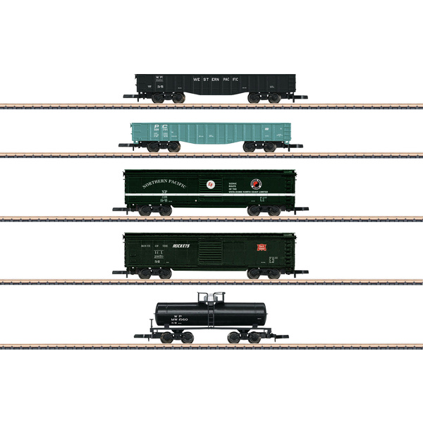 Märklin 82498 Z 5er-Set US-Güterwagen