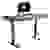 Digitus Sitz-/Steh-Schreibtischgestell elektrisch höhenverstellbar, ergonomisch, höhenverstellbar (B x H x T) 1000 x 700 x 620 cm Schwarz DA-90389