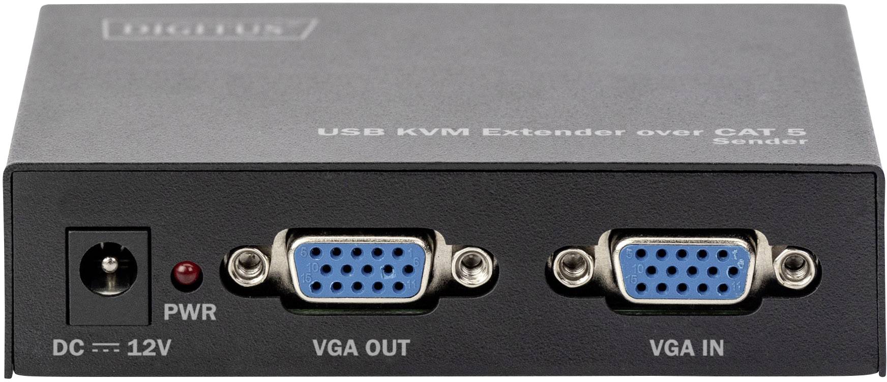 Digitus DS-51201 Netzwerkverlängerung Patchkabel Reichweite (max.): 200m 1 St. ohne PoE-Funktion