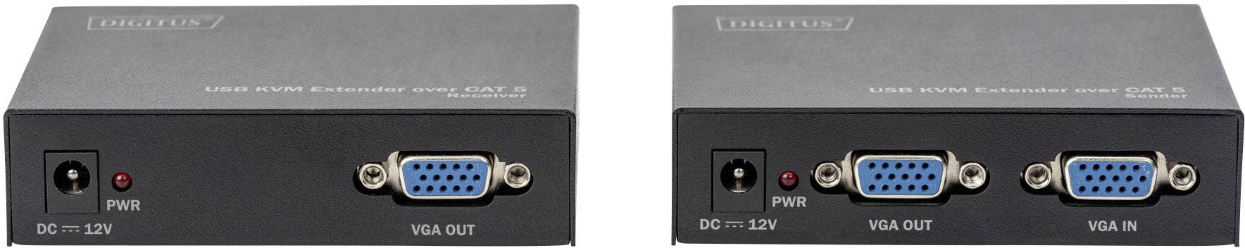 Digitus DS-51201 Netzwerkverlängerung Patchkabel Reichweite (max.): 200m 1 St. ohne PoE-Funktion