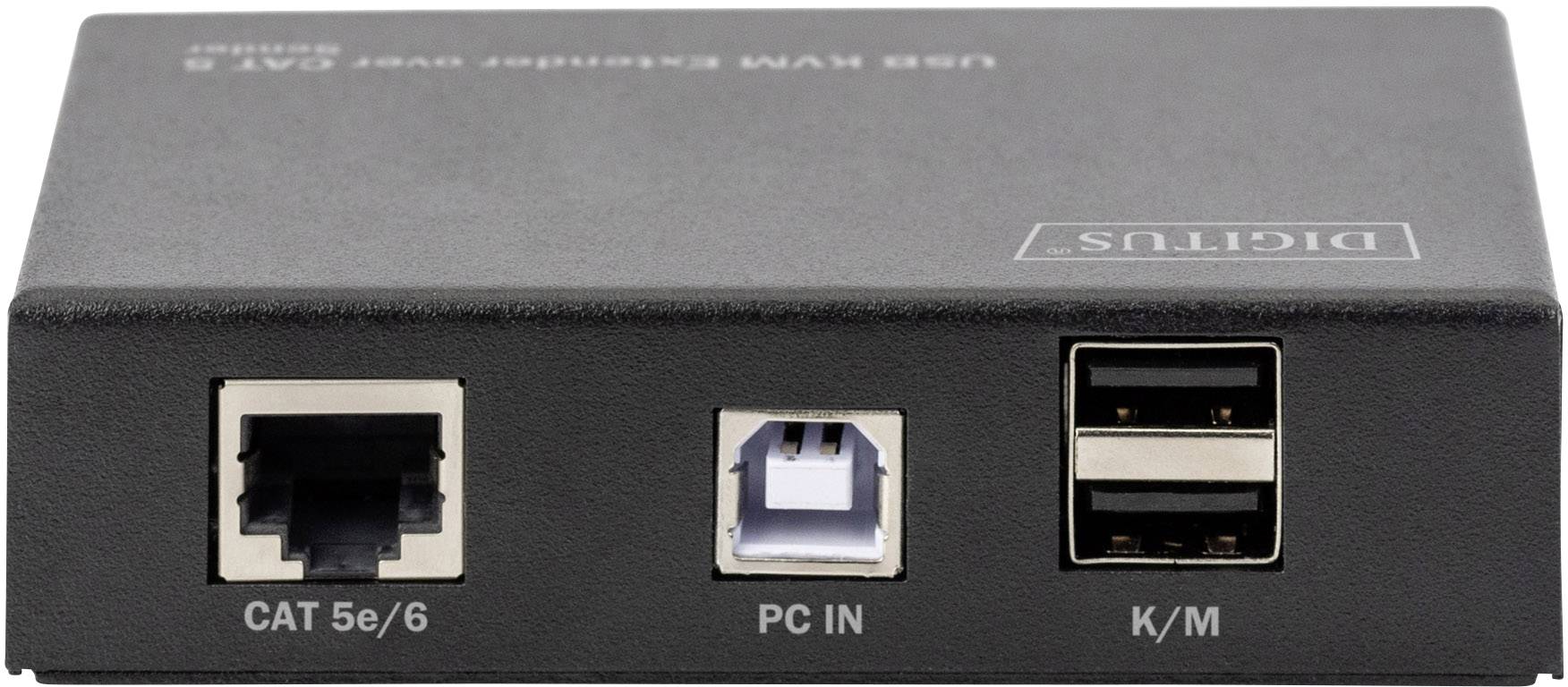 Digitus DS-51201 Netzwerkverlängerung Patchkabel Reichweite (max.): 200m 1 St. ohne PoE-Funktion