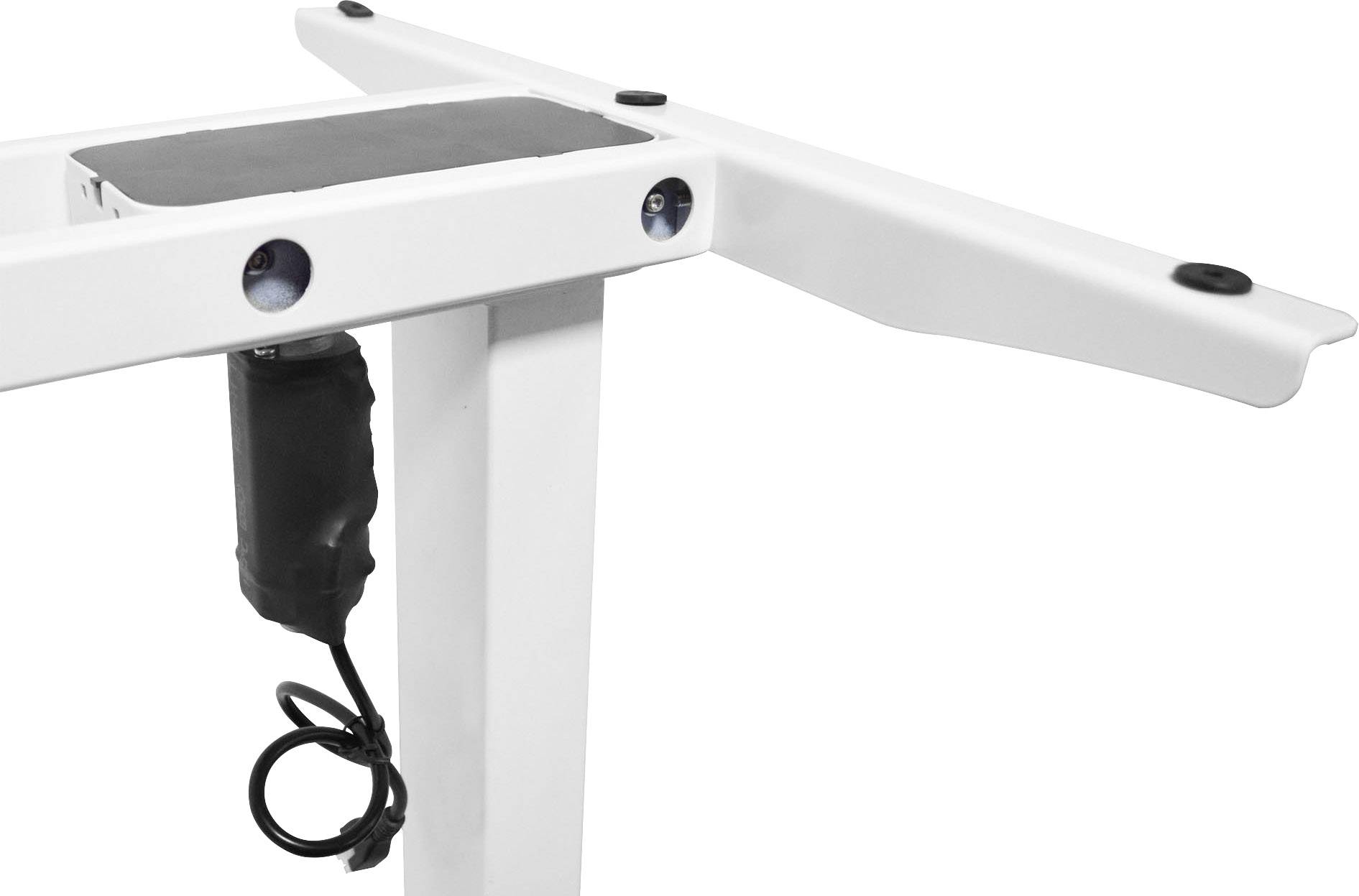 Digitus Sitz-/Steh-Schreibtischgestell elektrisch höhenverstellbar, ergonomisch, höhenverstellbar (B x H x T) 1000 x 700 x 575 mm Weiß DA-90387 DA