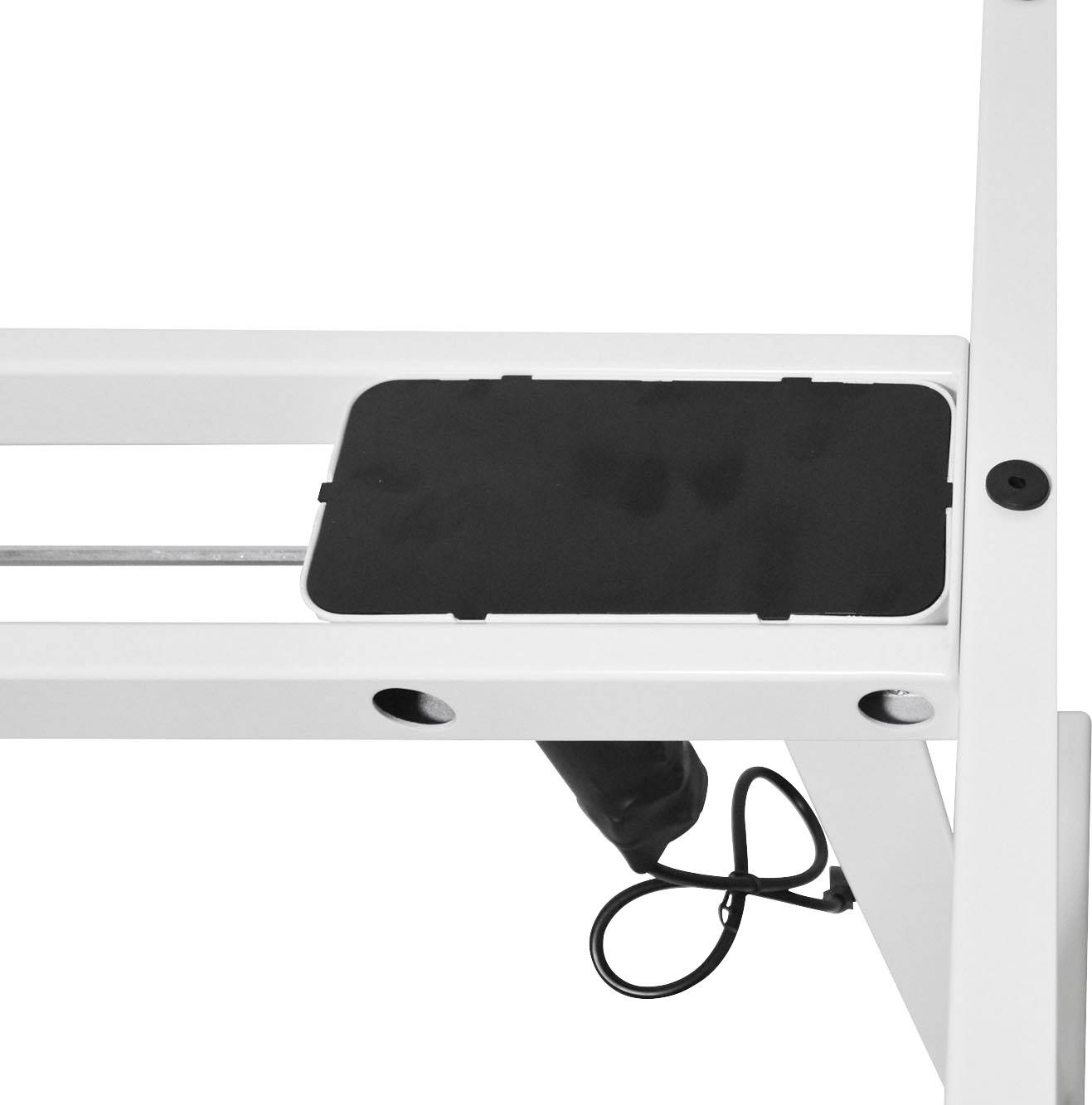 Digitus Sitz-/Steh-Schreibtischgestell elektrisch höhenverstellbar, ergonomisch, höhenverstellbar (B x H x T) 1000 x 700 x 575 mm Weiß DA-90387 DA