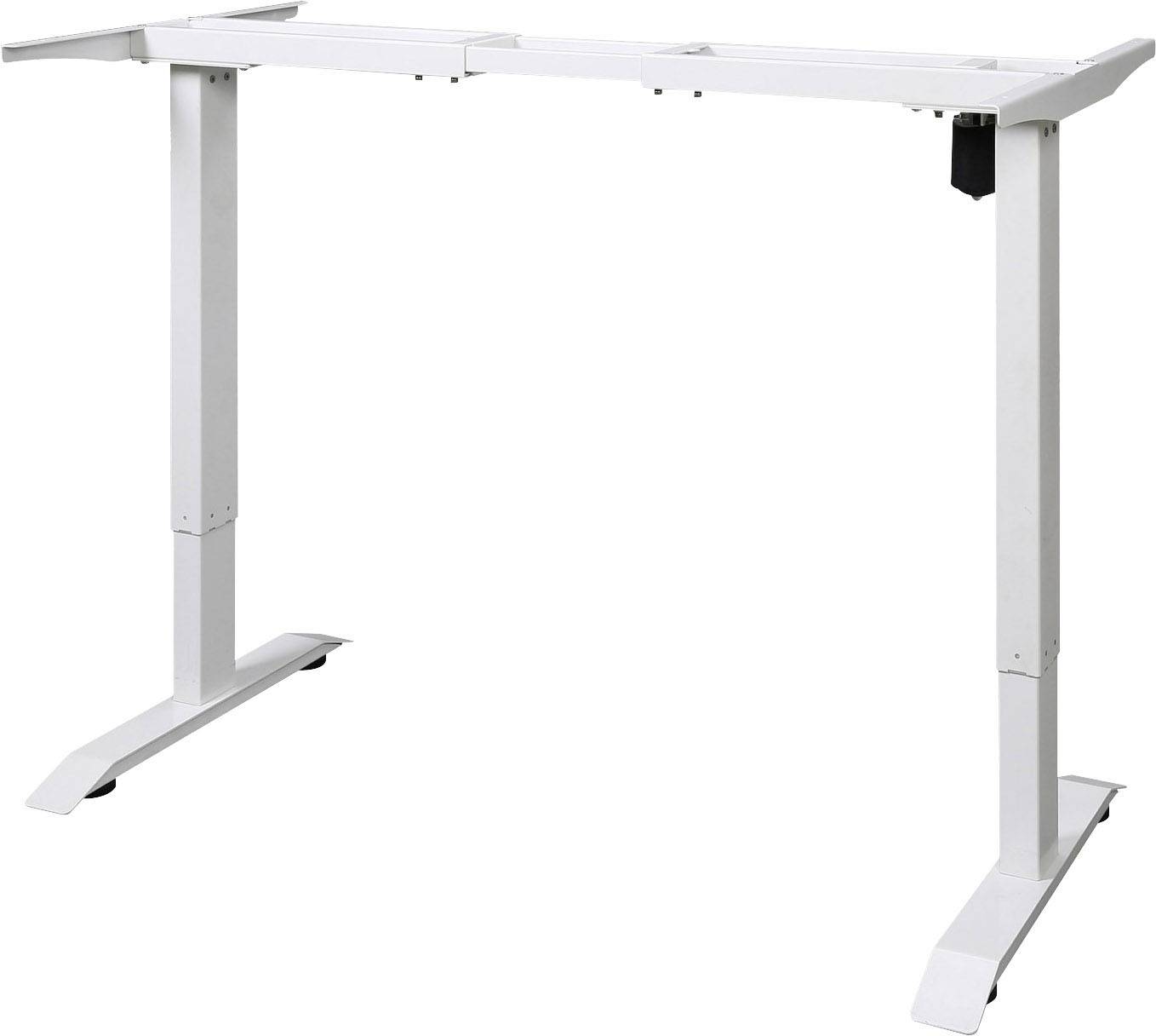Digitus Sitz-/Steh-Schreibtischgestell elektrisch höhenverstellbar, ergonomisch, höhenverstellbar (B x H x T) 1000 x 700 x 575 mm Weiß DA-90387 DA