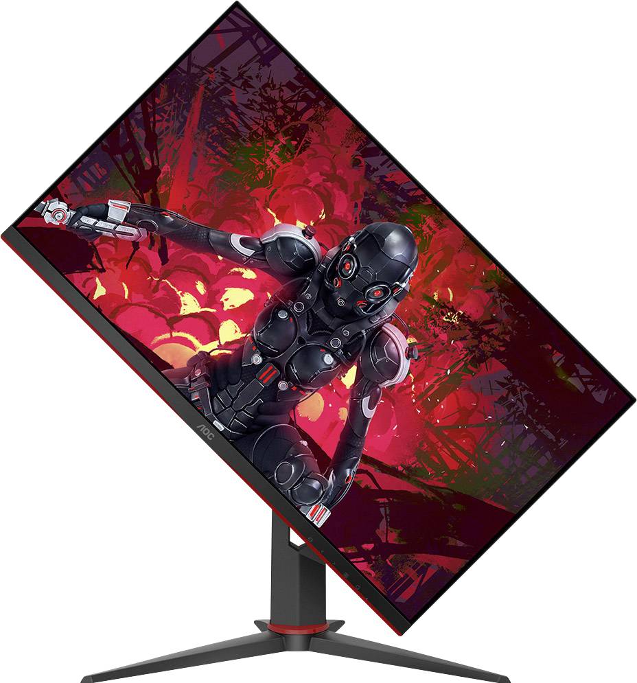 AOC Q27G2U/BK Gaming Monitor EEK G (A - G) 68.6 cm (27 Zoll) 2560 x 1440 Pixel 16:9 1 ms HDMI®, DisplayPort, USB-A (USB 3.2 Gen 1), Audio-Line-in,