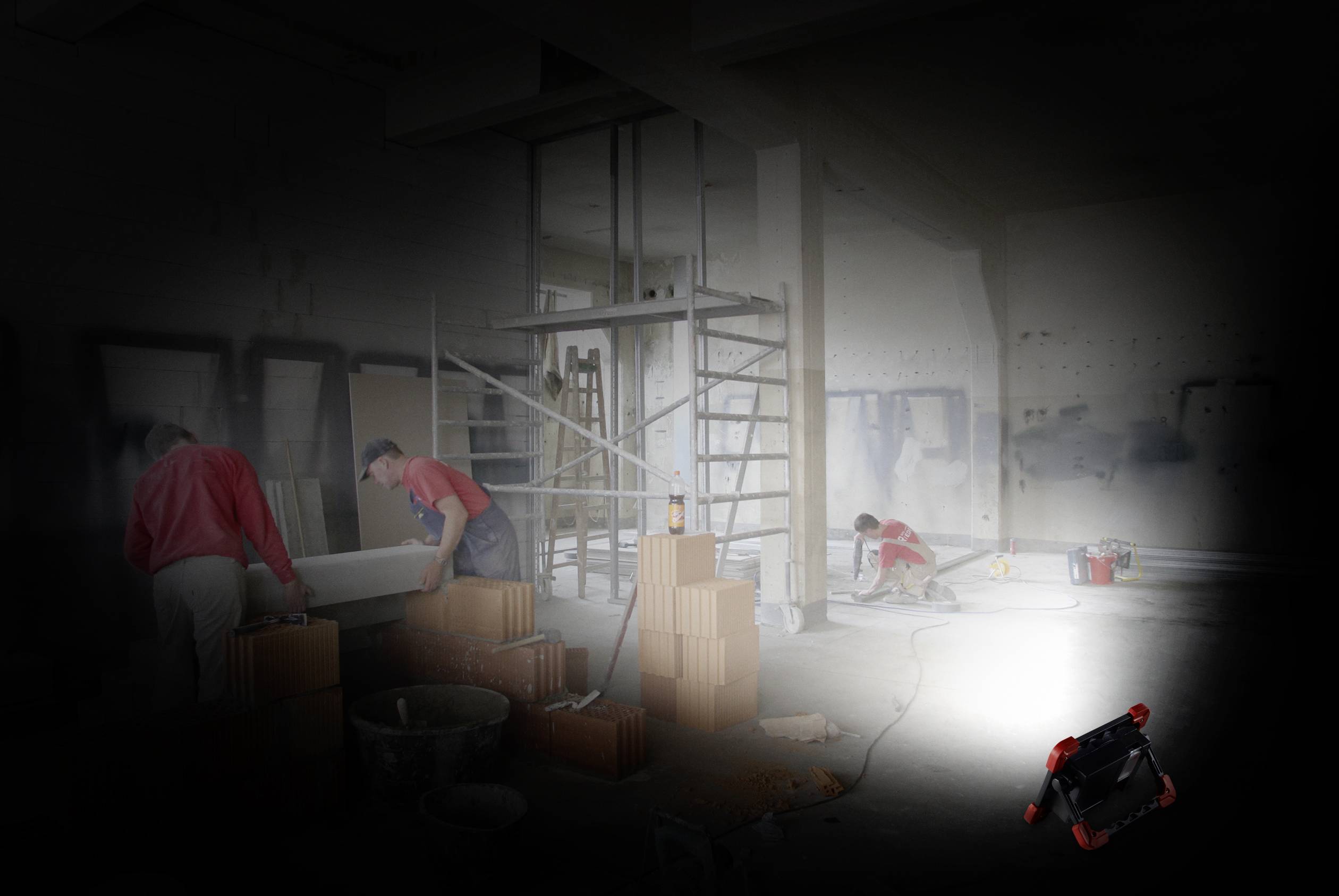 TOOLCRAFT TO-6687735 LED Arbeitsleuchte akkubetrieben 20W 2500lm