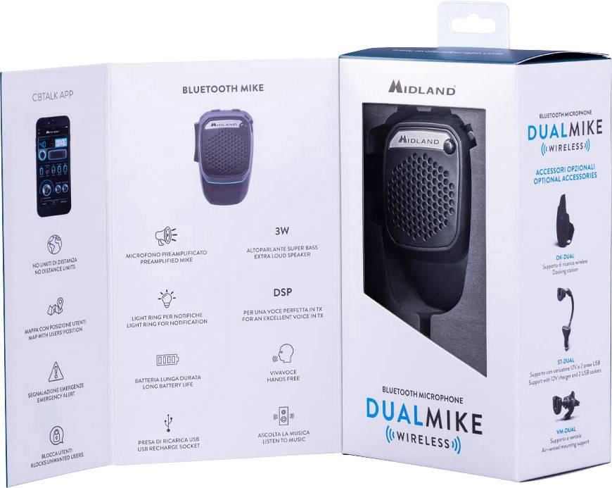 Midland Mikrofon Dual Mike Wireless C1363