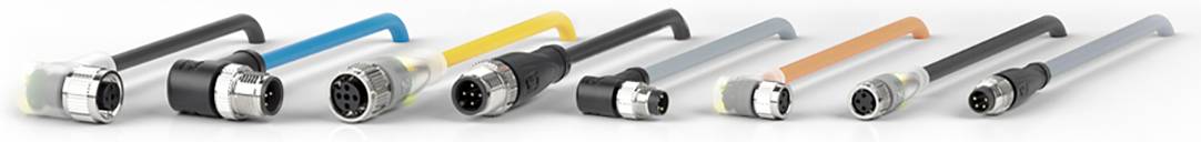 Pepperl+Fuchs 110064 Kabeldose M12 Buchse, gewinkelt 5.00m Polzahl Sensoren: 5 1St.