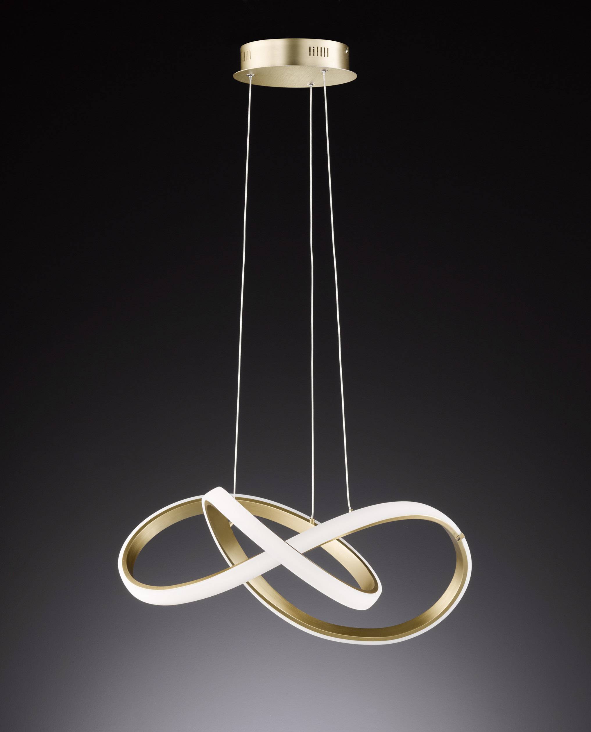 WOFI Indigo 1flg 6134.01.14.9000 LED-Pendelleuchte Gold (matt)