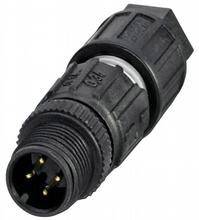 Pepperl+Fuchs 134143 Sensor-/Aktor-Steckverbinder, unkonfektioniert M12 Stecker, gerade Polzahl Sensoren: 4 1St.