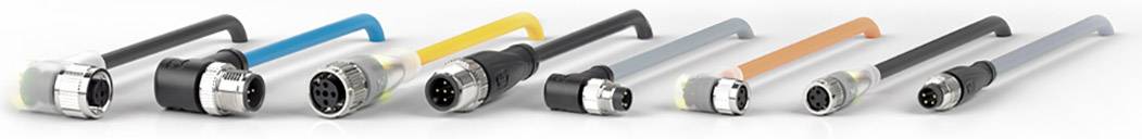 Pepperl+Fuchs 195692 Sensor-/Aktor-Steckverbinder M12 Stecker, gerade, Buchse, gewinkelt 10.00m Polzahl Sensoren: 3 1St.