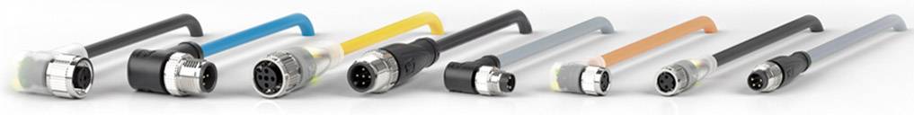 Pepperl+Fuchs 200860 Sensor-/Aktor-Steckverbinder M12 Stecker, gewinkelt, Buchse, gewinkelt 5.00 m Polzahl Sensoren: 4 1 St.