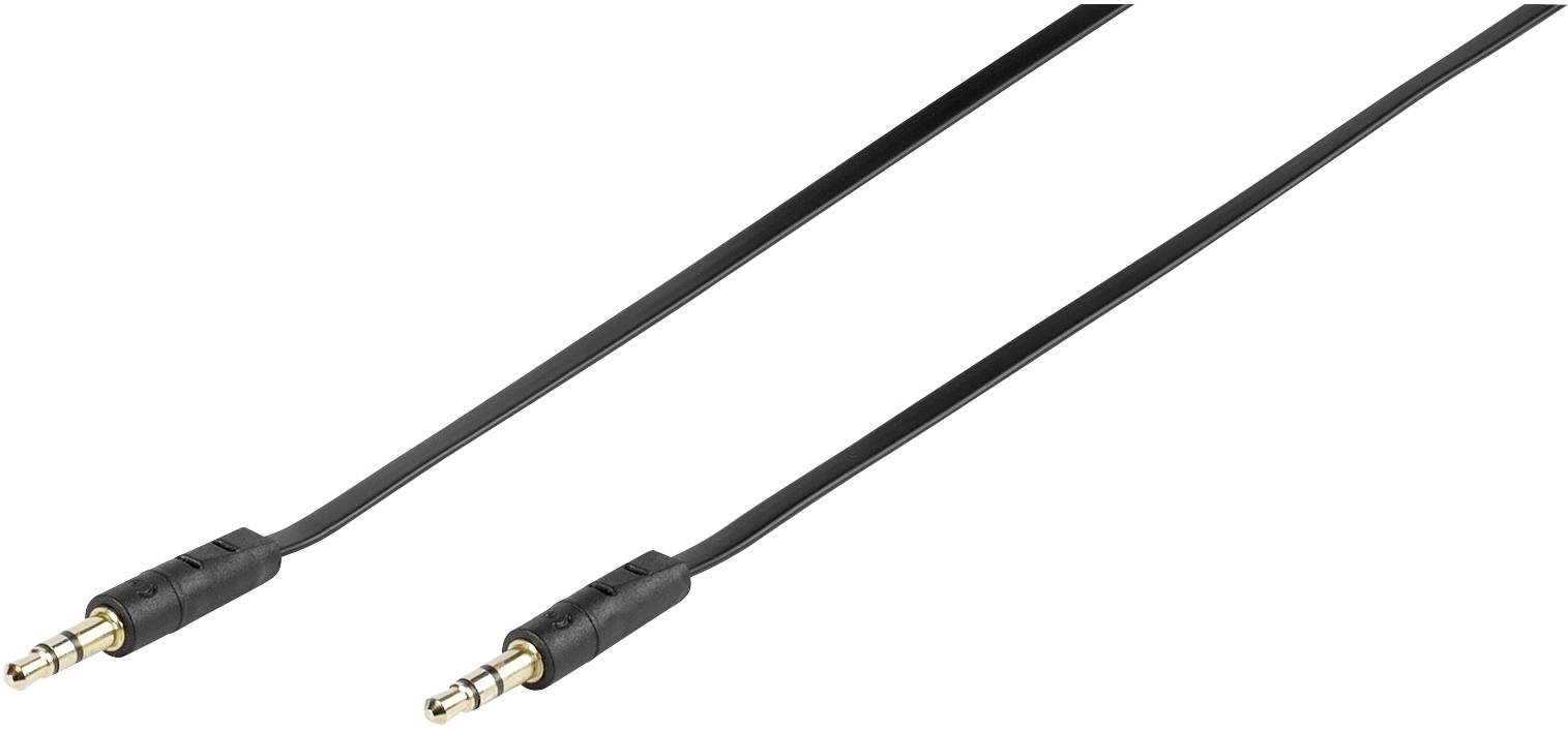 Vivanco 46130 Klinke Audio Anschlusskabel [1x Klinkenstecker 3.5 mm - 1x Klinkenstecker 3.5 mm] 0.3