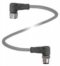 Pepperl+Fuchs 240777-0001 Sensor-/Aktor-Steckverbinder M12 Stecker, gewinkelt, Buchse, gewinkelt 0.60m Polzahl Sensoren: 4 1St.