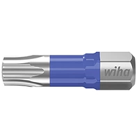 Wiha 41606 Torx-Bit T 20 Molybdän-Vanadium-Stahl gehärtet 5St. Wiha 41606 Torx-Bit T 20 Molybdän-Vanadium-Stahl gehärtet 5St.