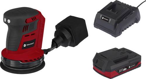 TOOLCRAFT ES-800 Serie TAWB-200 Akku-Exzenterschleifer 20V Li-Ion inkl. Akku