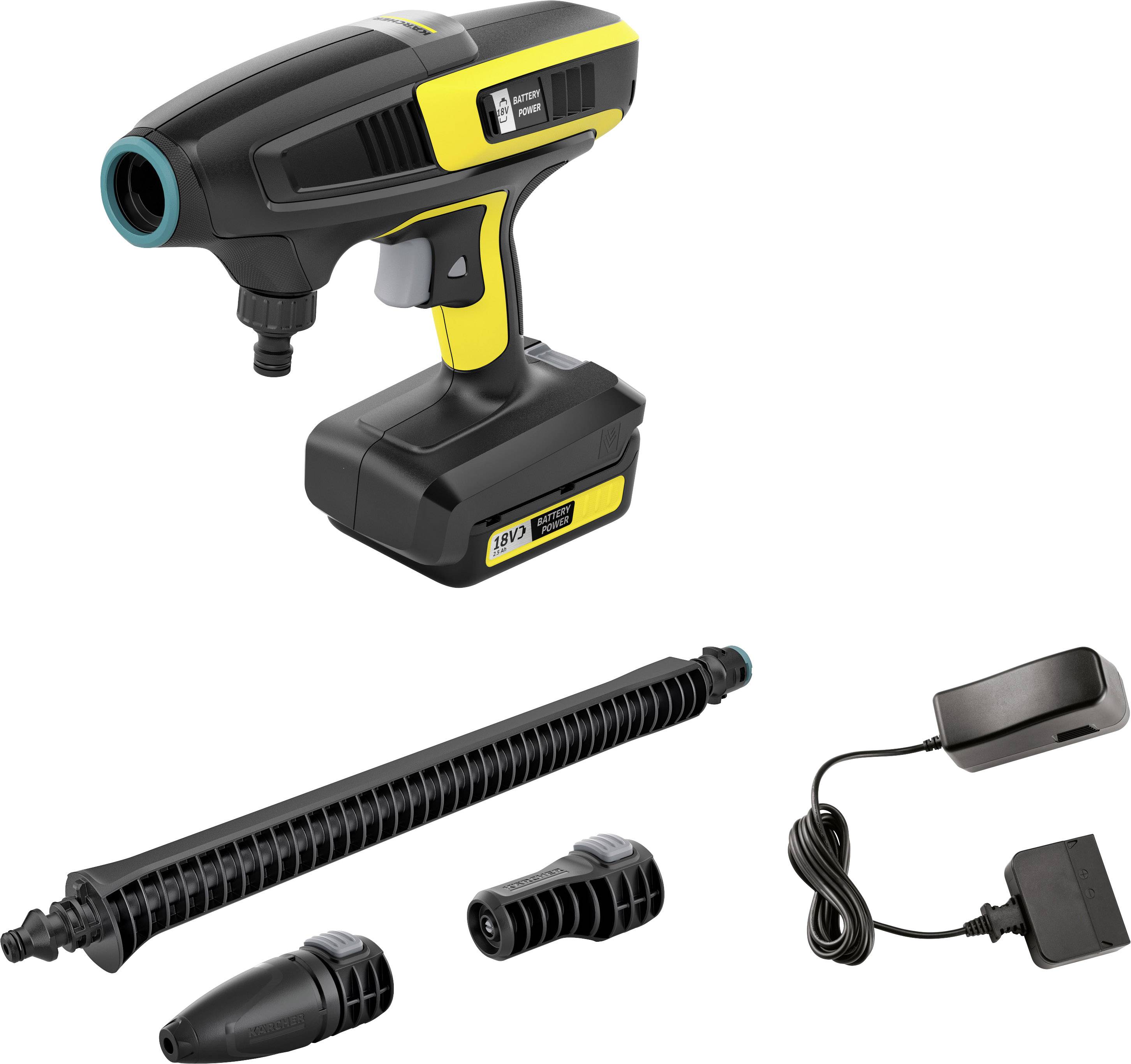 Kärcher Home & Garden KHB 6 Battery Set Mitteldruckreiniger 24 bar Heisswasser, Kaltwasser