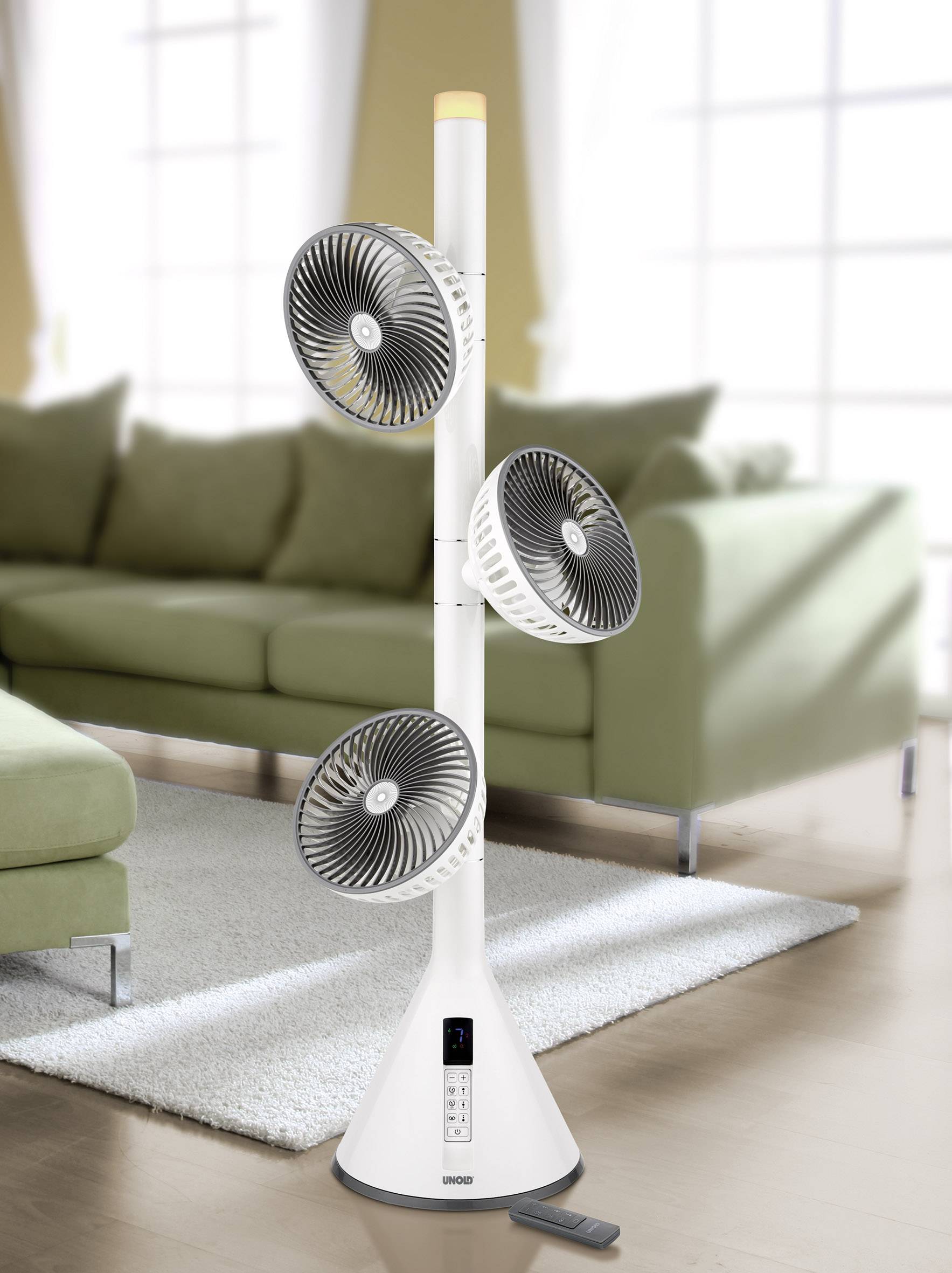 Unold  Standventilator 18 W (L x B x H) 315 x 340 x 1050 mm Weiß