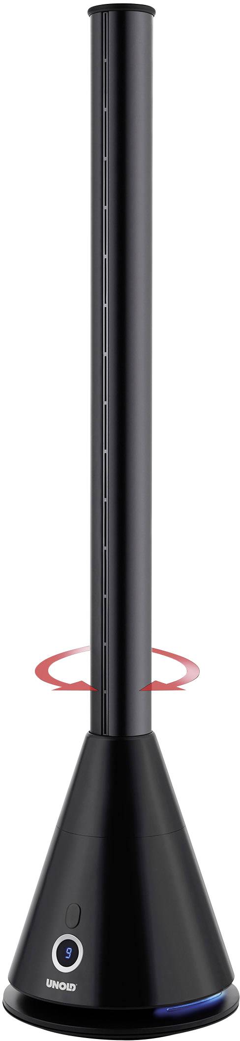 Unold Black Tower Turmventilator 26W (Ø x H) 230mm x 960mm Schwarz