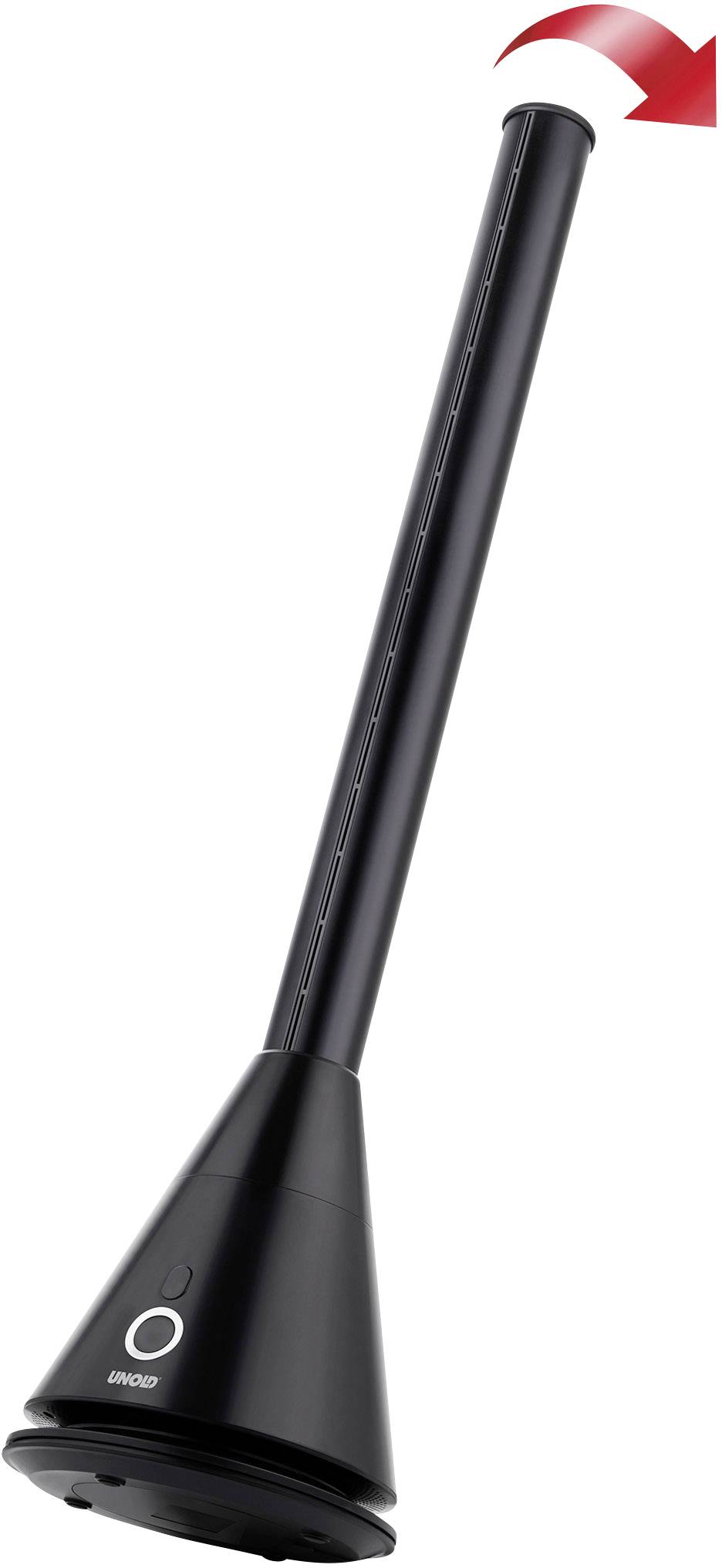Unold Black Tower Turmventilator 26W (Ø x H) 230mm x 960mm Schwarz