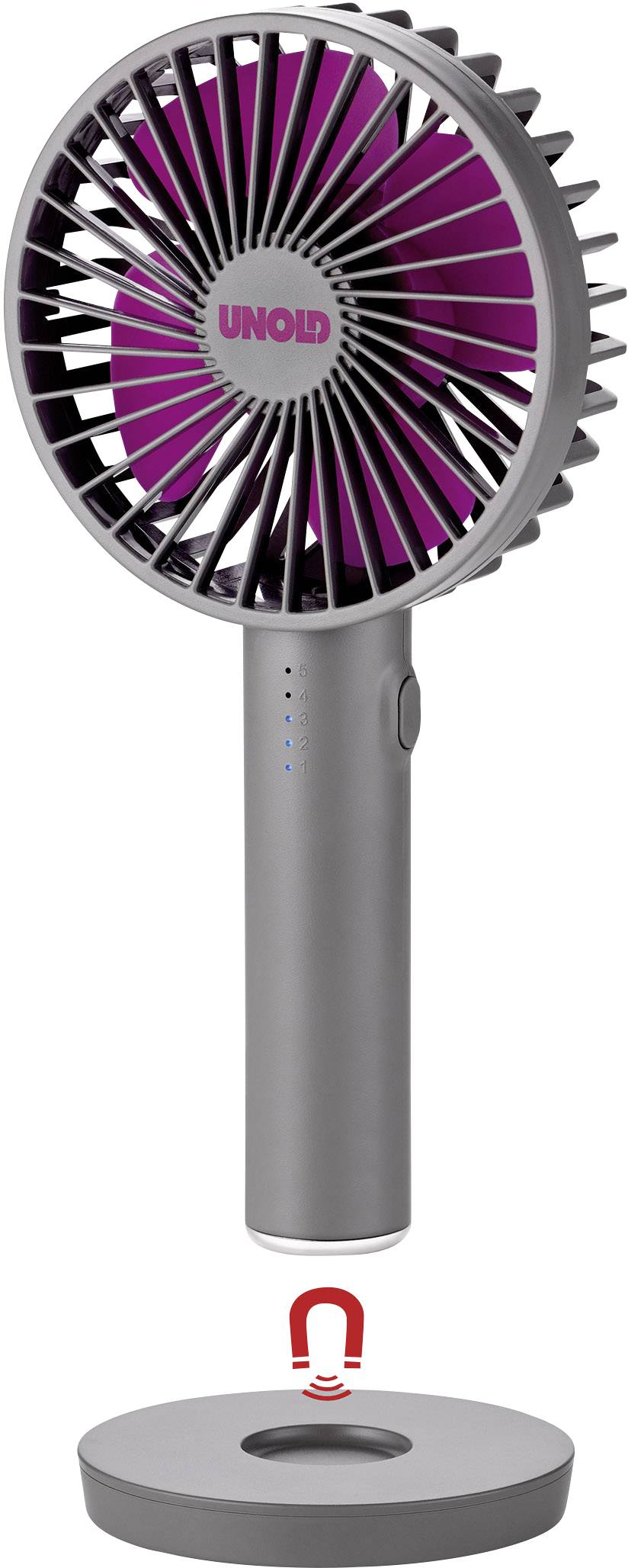 Unold Breezy II Anthrazit Handventilator