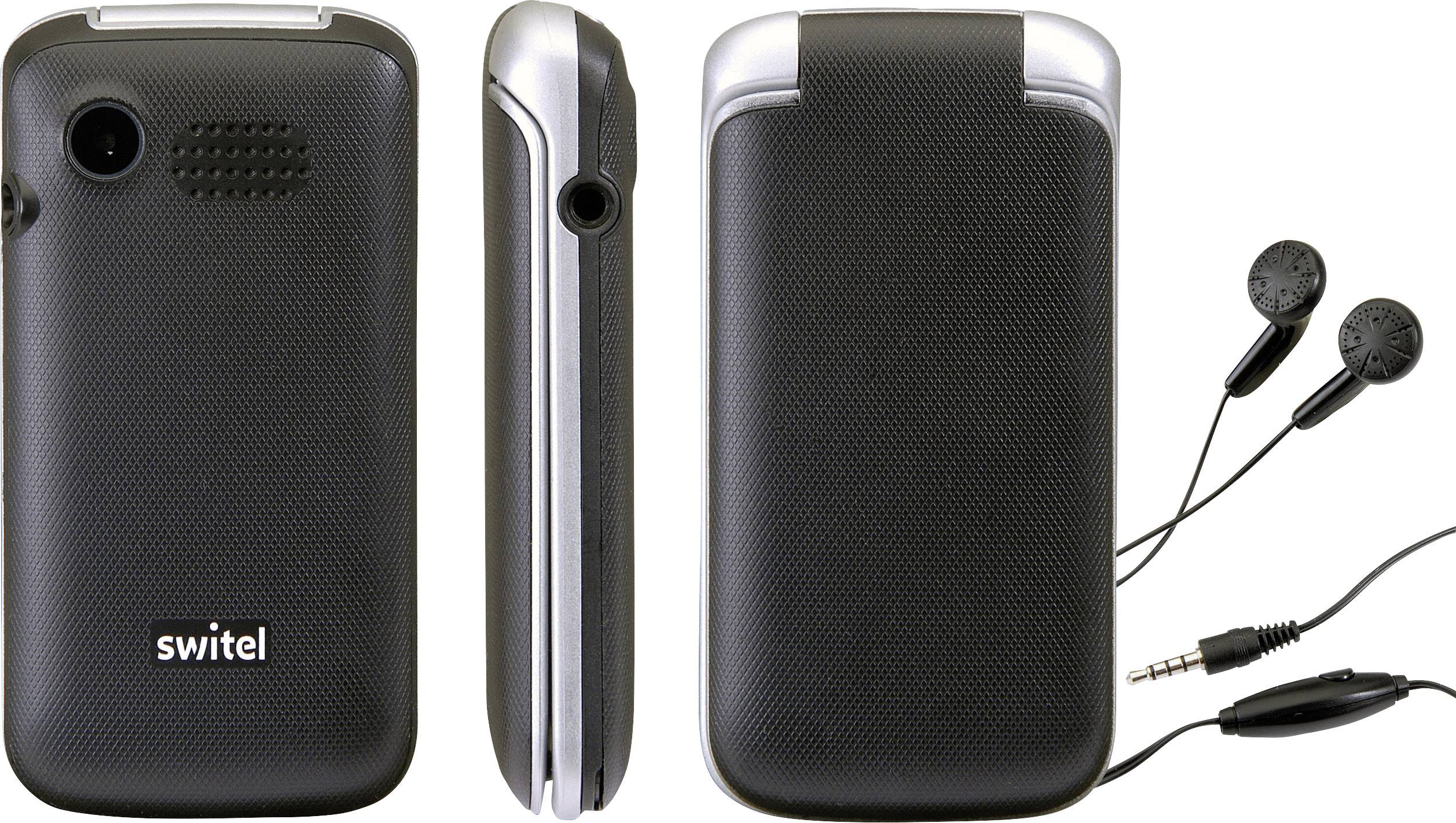 Switel M230 Senioren-Klapp-Handy SOS Taste Schwarz