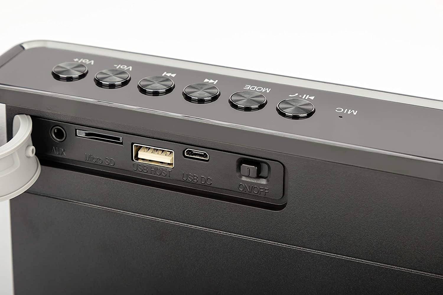 Reflexion Tischradio UKW AUX, Bluetooth®, USB Fühlbare Tasten Silber