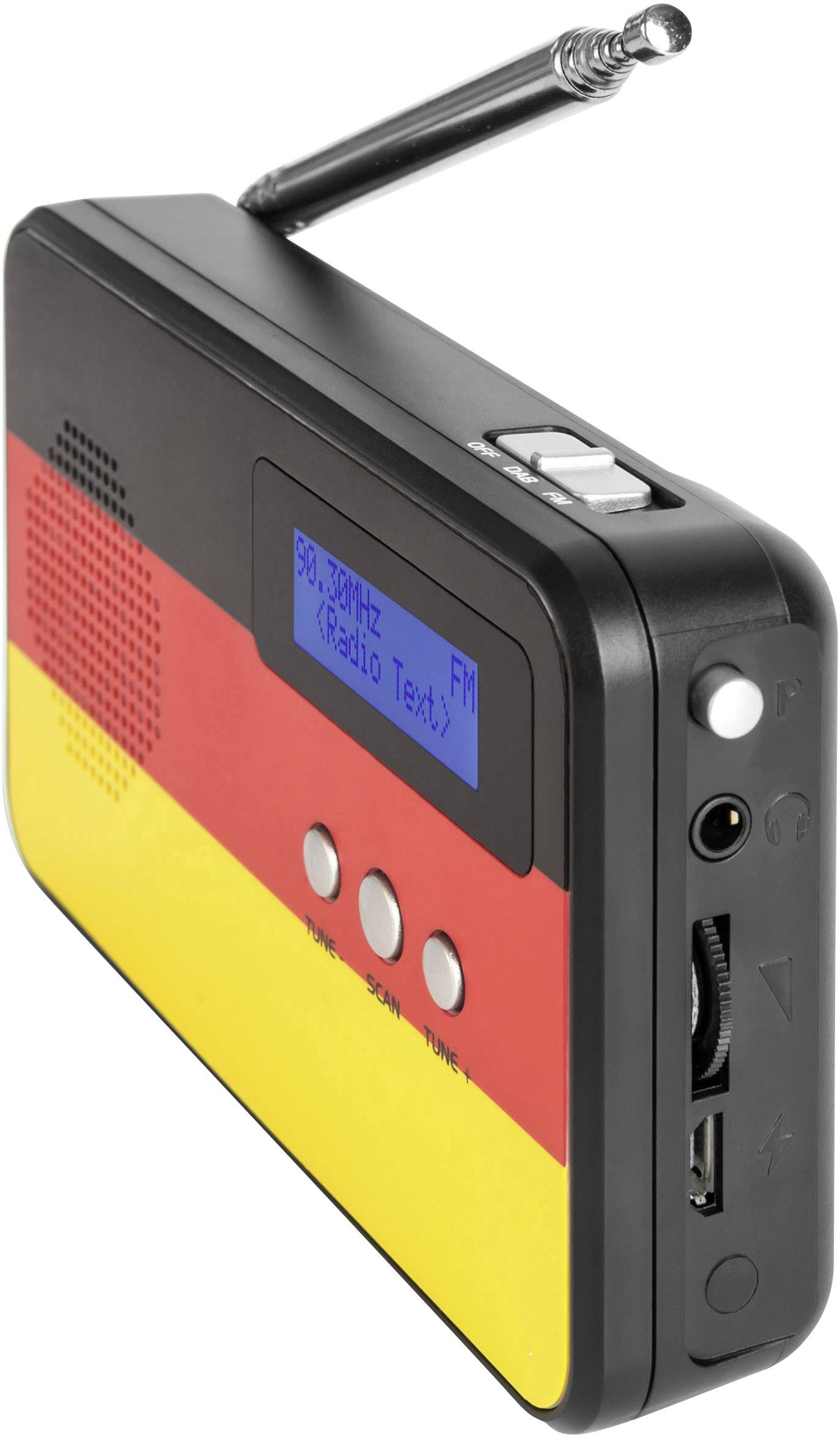 Reflexion TRA5005D+ GER Tischradio DAB+, UKW DAB+, UKW, USB Fühlbare Tasten