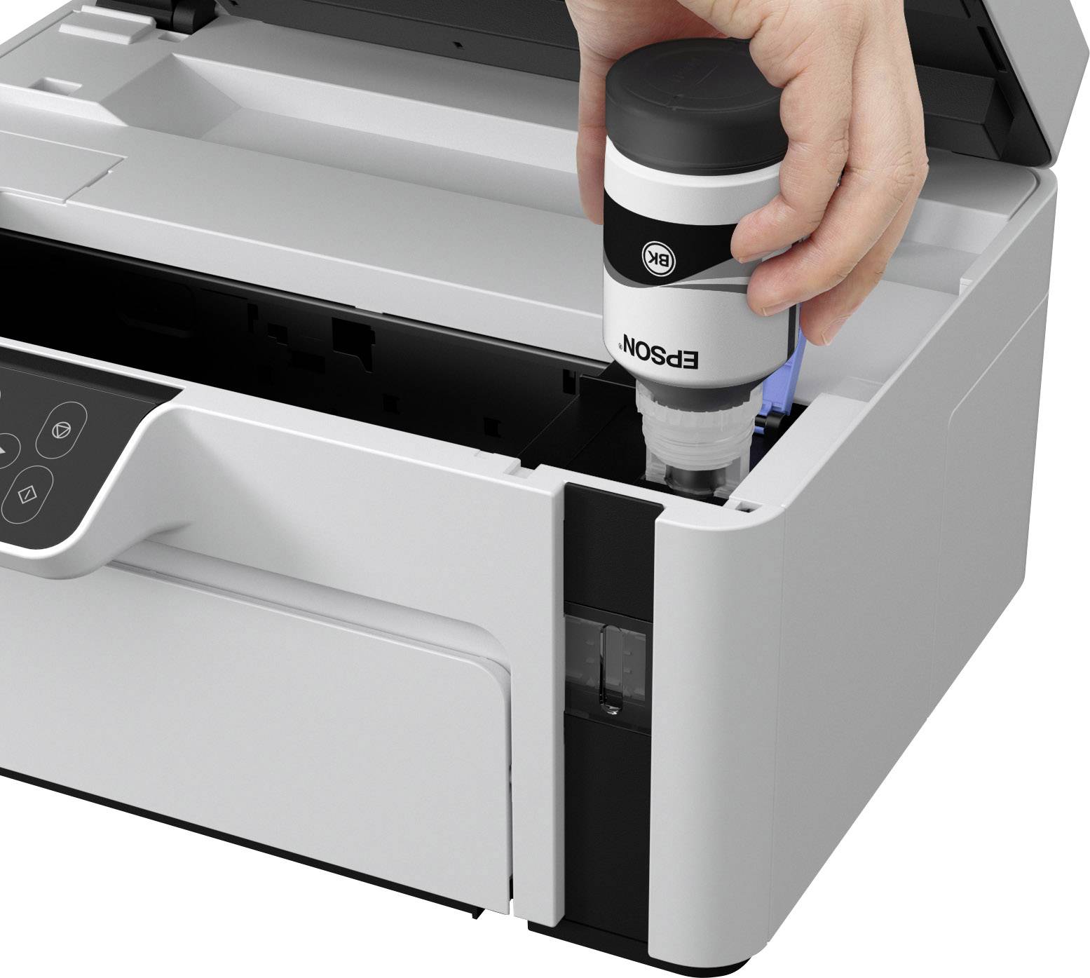 Epson EcoTank ET-M2120 Multifunktionsdrucker Tintenstrahl Schwarz-Weiß A4 Drucker, Scanner, Kopierer USB, WLAN