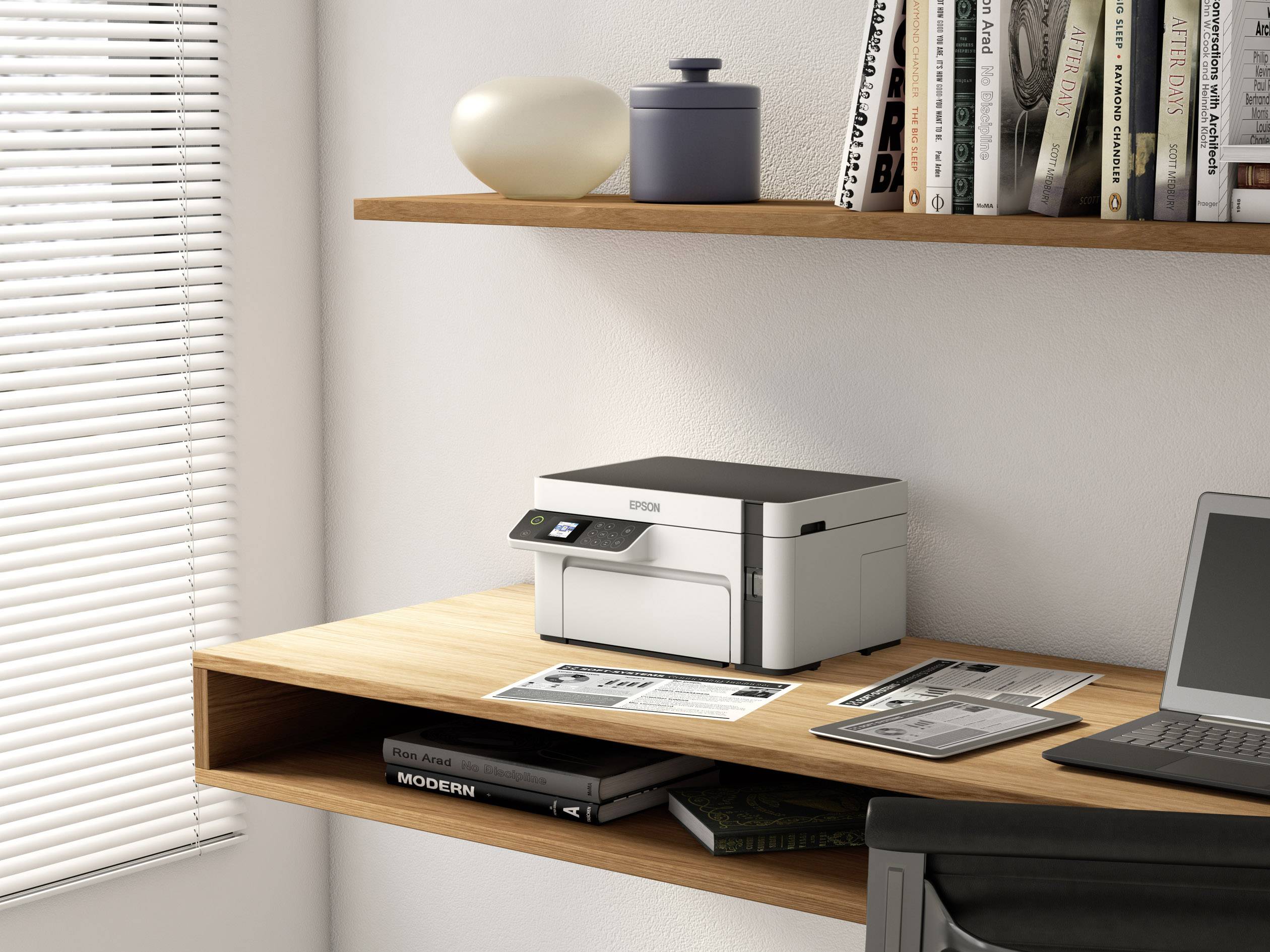 Epson EcoTank ET-M2120 Multifunktionsdrucker Tintenstrahl Schwarz-Weiß A4 Drucker, Scanner, Kopierer USB, WLAN