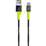 Schwaiger USB-Kabel USB 2.0 USB-A Stecker, USB-C® Stecker 1.20m Schwarz, Gelb reißfest WKUC10 511