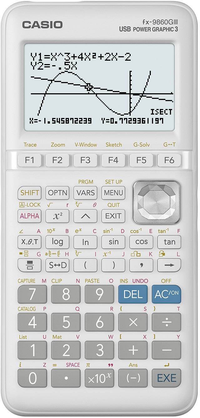 Casio FX-9860GIII Grafikrechner Schwarz, Silber Display (Stellen): 21 batteriebetrieben (B x H x T)